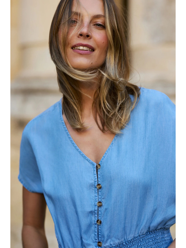 Moodo Srajca liocelozna modra Moodo