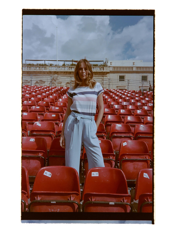 Moodo Culotte hlače modre Moodo