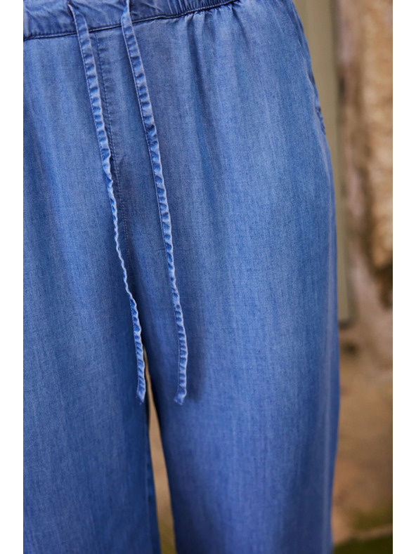 Moodo Modre liocelozne hlače Moodo