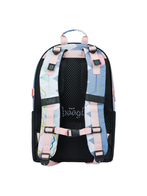 BAAGL  BAAGL 5 SET Skate Moon: nahrbtnik, peresnik, vrečka, deske, denarnica