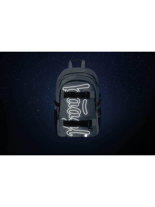 BAAGL  BAAGL 5 SET Skate Moon: nahrbtnik, peresnik, vrečka, deske, denarnica