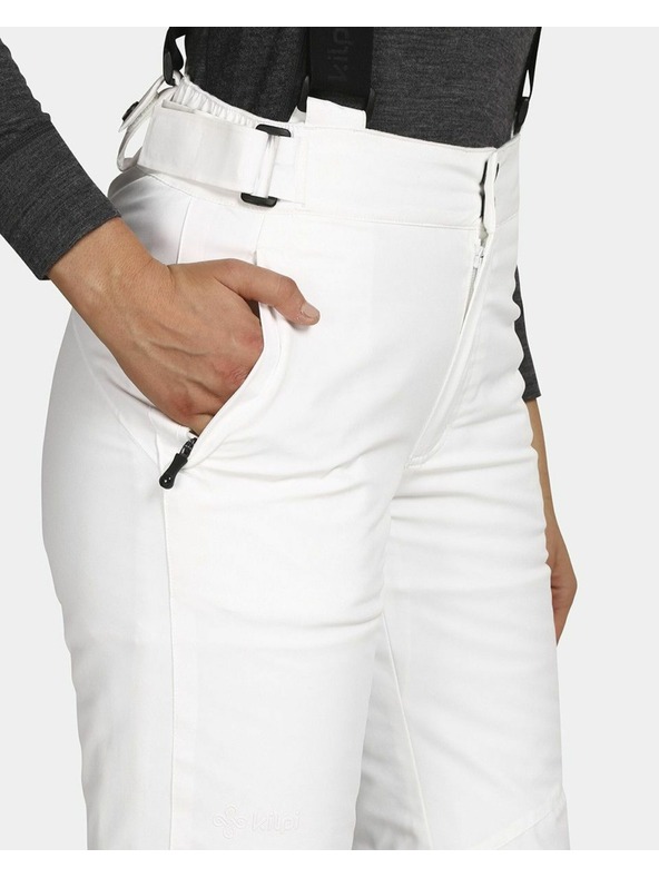 Kilpi Ženske smučarske hlače Kilpi ELARE-W Bela