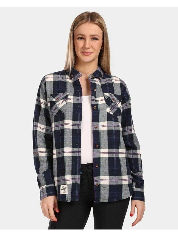 Kilpi Ženska športna flanelasta srajca Kilpi FLANNY-W Modra