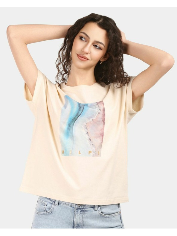 Kilpi Žensko bombažno majico Kilpi JERSIE-W Bež