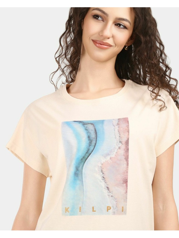 Kilpi Žensko bombažno majico Kilpi JERSIE-W Bež