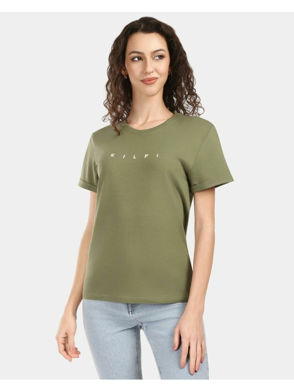 Kilpi Žensko bombažno majico s kratkimi rokavi Kilpi PROLIX-W Zelena