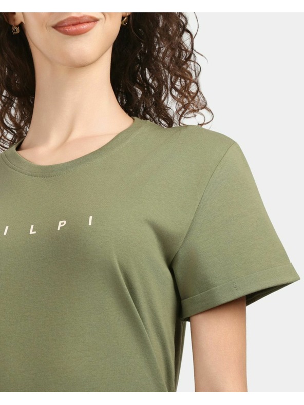 Kilpi Žensko bombažno majico s kratkimi rokavi Kilpi PROLIX-W Zelena