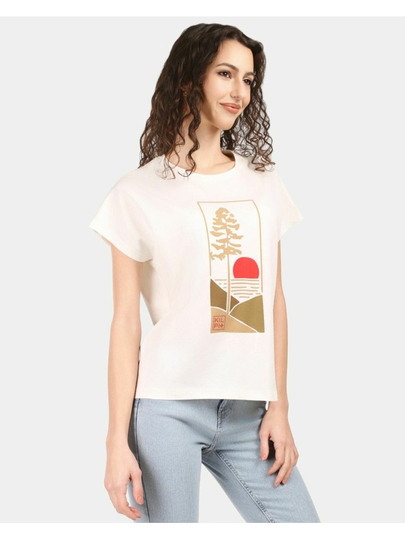 Kilpi Žensko bombažno majico Kilpi JERSIE-W Bela