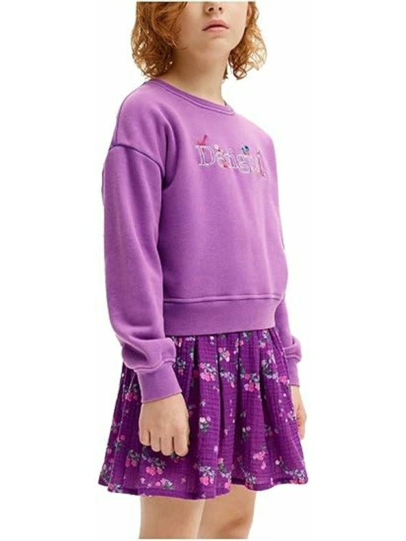 Desigual Dekliske vijolične obleke Desigual