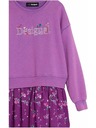 Desigual Dekliske vijolične obleke Desigual