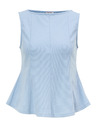 Orsay Svetlo moder ženski top brez rokavov ORSAY