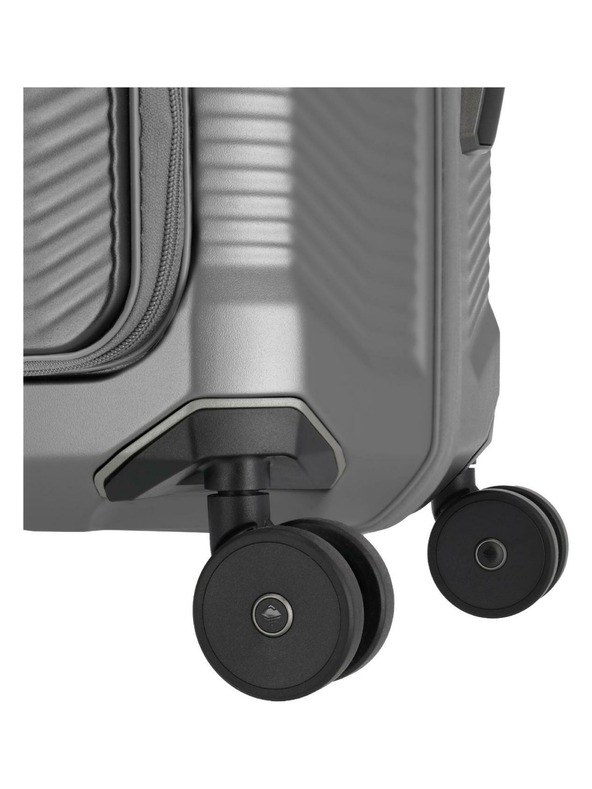 Travelite Potovalni kovček Travelite Millennium S Front pocket Silver