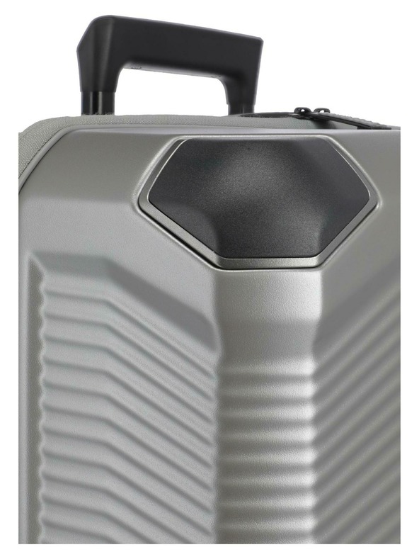 Travelite Potovalni kovček Travelite Millennium S Front pocket Silver