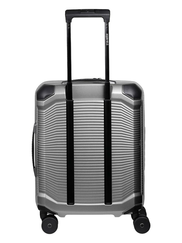 Travelite Potovalni kovček Travelite Millennium S Front pocket Silver