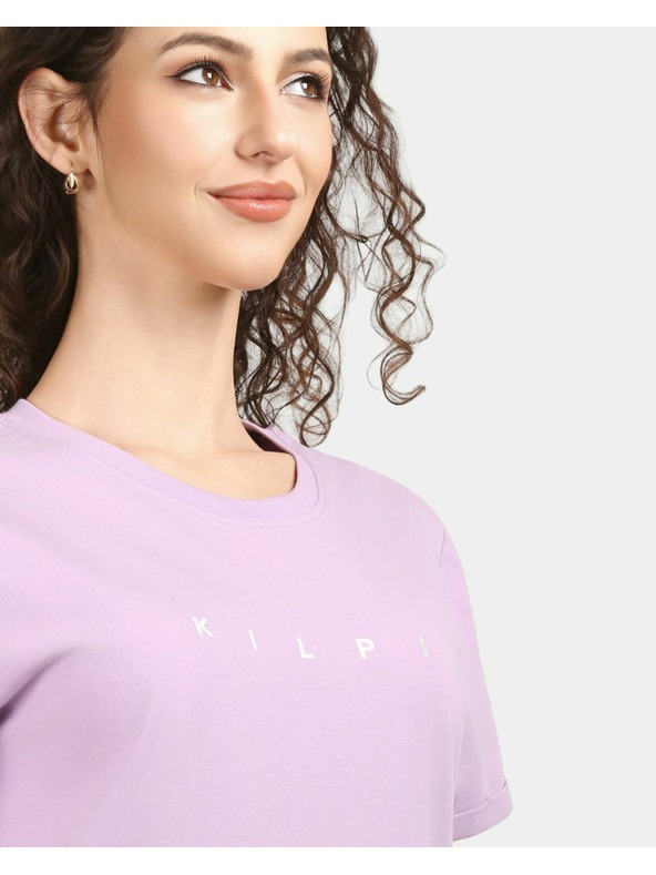 Kilpi Žensko bombažno majico s kratkimi rokavi Kilpi PROLIX-W Vijolična