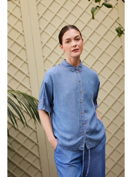 Moodo Srajca liocelozna modra Moodo