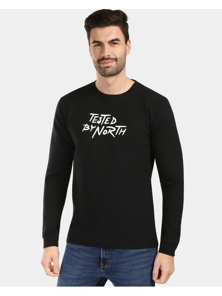 Kilpi Moško bombažno majico z dolgimi rokavi Kilpi BASE-M Črna