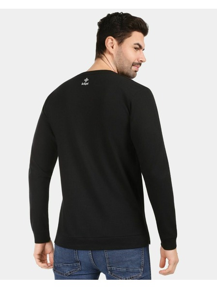 Kilpi Moško bombažno majico z dolgimi rokavi Kilpi BASE-M Črna
