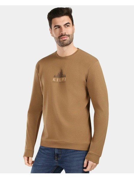 Kilpi Moško bombažno majico z dolgimi rokavi Kilpi BASE-M Rjava
