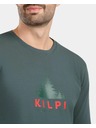Kilpi Moško bombažno majico z dolgimi rokavi Kilpi BASE-M Temno zelena