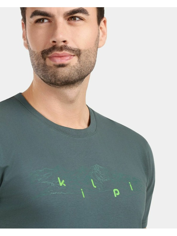 Kilpi Moško bombažno majico Kilpi SPACER-M Temno zelena