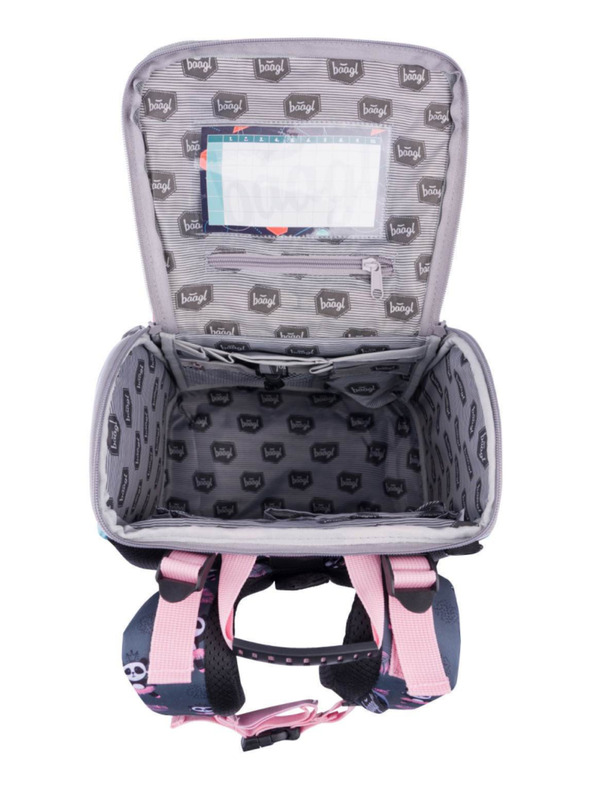 BAAGL  BAAGL SET 5 Zippy Panda: aktovka, penal, saček, zastěra, denarnica