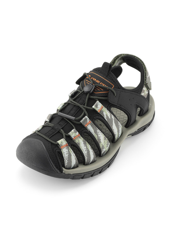 ALPINE PRO Moške outdoor sandali ALPINE PRO KOREM stone gray
