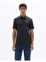 Celio Črna moška majica s kratkimi rokavi Celio Daslim