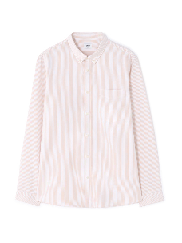 Celio Bež srajca navadnega kroja Celio Caoxfordy