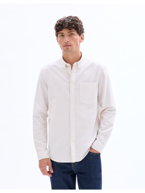 Celio Bež srajca navadnega kroja Celio Caoxfordy