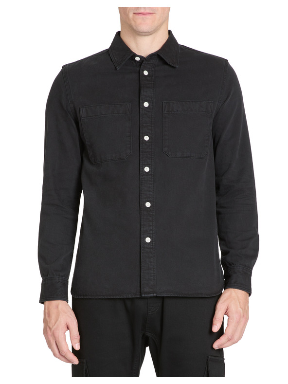 Celio Črna moška bombažna majica Celio Janime