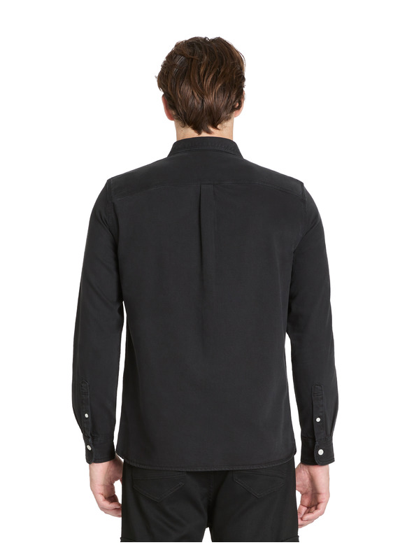 Celio Črna moška bombažna majica Celio Janime