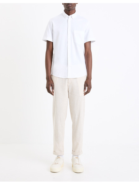 Celio Bela moška majica s kratkimi rokavi Celio Barik