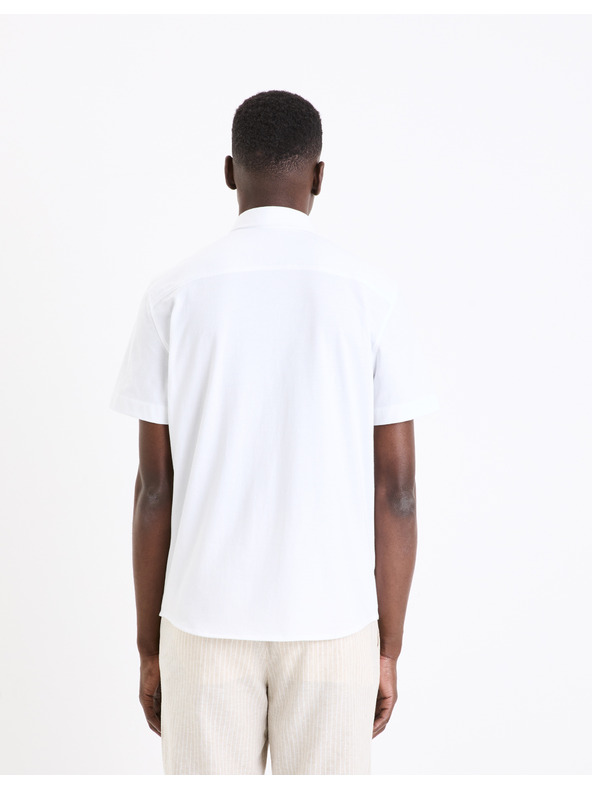 Celio Bela moška majica s kratkimi rokavi Celio Barik