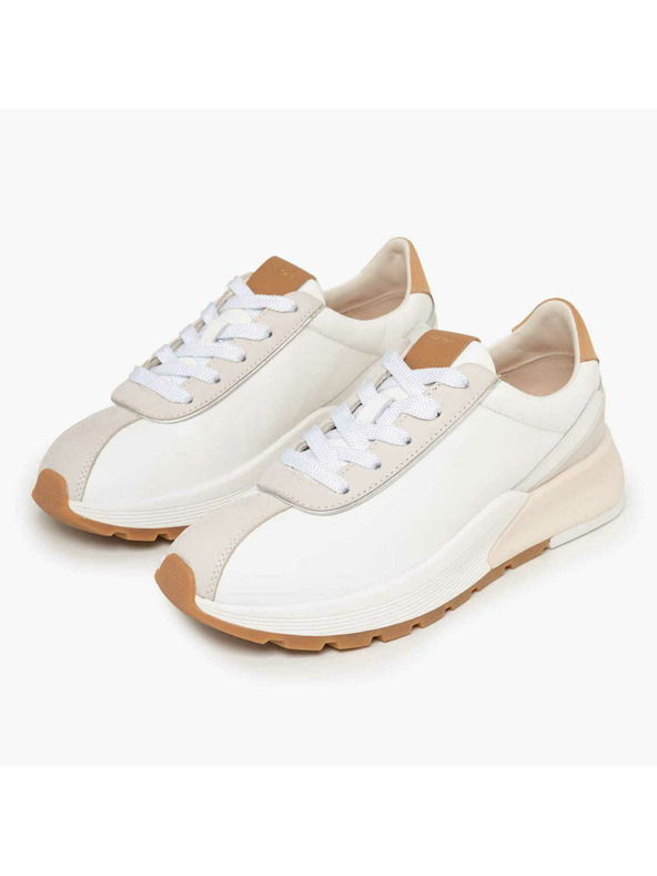 Geox Beli ženski čevlji Geox Metropoli