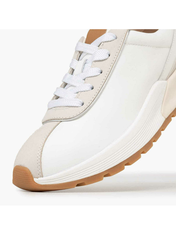 Geox Beli ženski čevlji Geox Metropoli