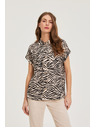 Moodo Srajca z živalskim vzorcem bež Moodo