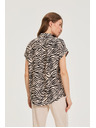 Moodo Srajca z živalskim vzorcem bež Moodo