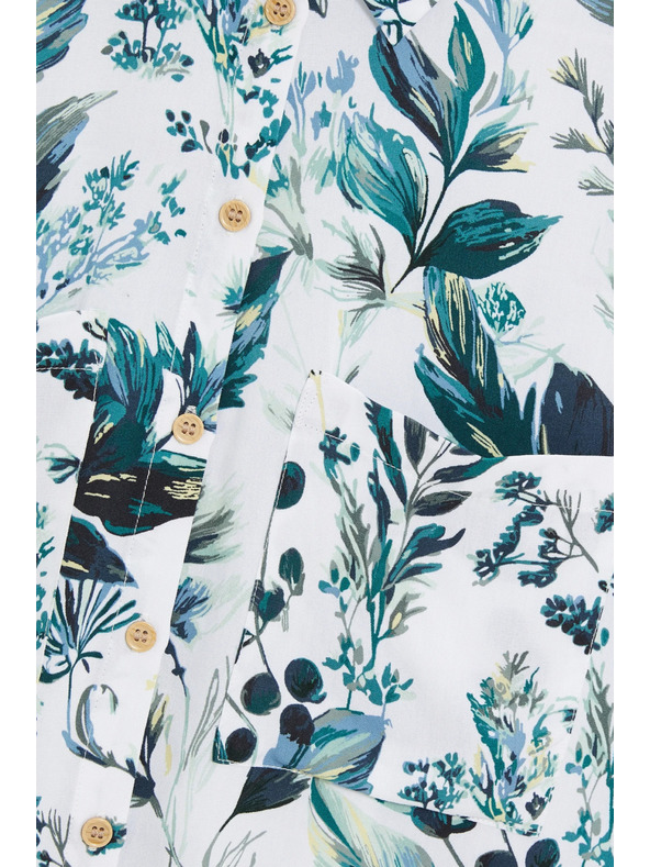 Moodo Bela viskozna srajca Moodo