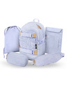BAAGL  BAAGL SET 5 Skate Lilac: nahrbtnik, peresnica, vrečka, ledvička, torbica za zvezek
