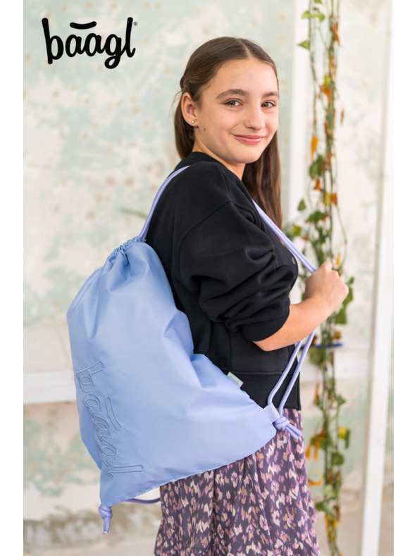 BAAGL  BAAGL SET 5 Skate Lilac: nahrbtnik, peresnica, vrečka, ledvička, torbica za zvezek