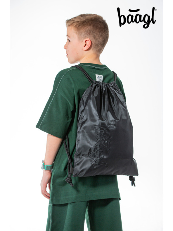 BAAGL  BAAGL SET 5 Skate Darkness: nahrbtnik, peresnica, vrečka, ledvička, torbica za zvezek