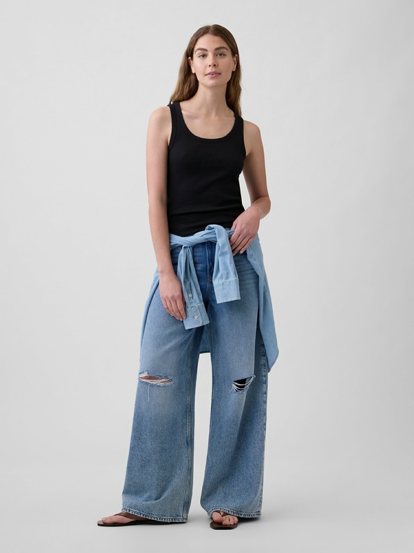 GAP Rebrasta majica z logotipom GAP