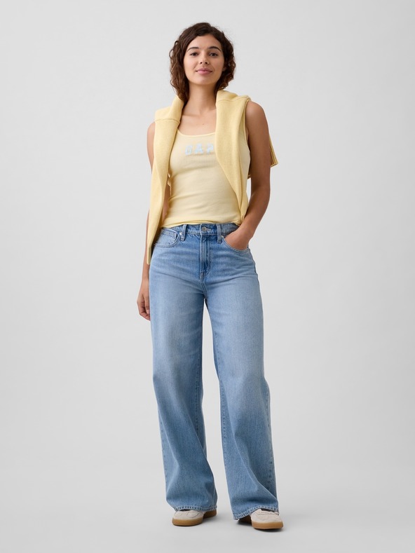 GAP Majica brez rokavov z logom Gap GAP