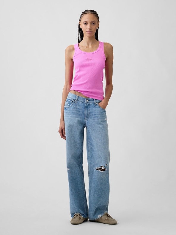 GAP Rebrasta majica z logotipom GAP