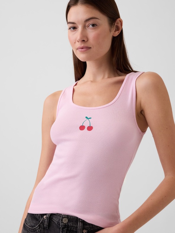 GAP Majica brez rokavov z logom Gap GAP