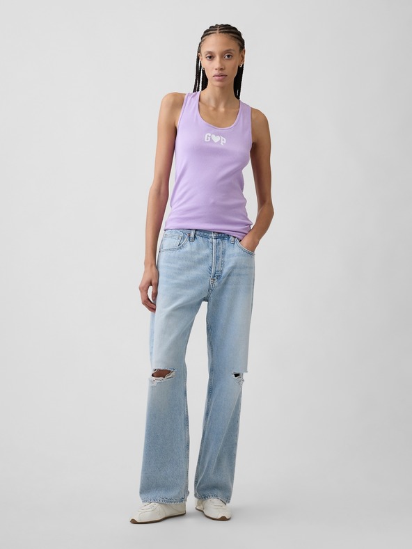 GAP Majica brez rokavov z logom Gap GAP