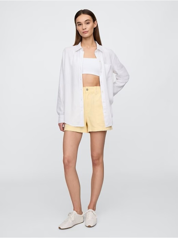 GAP Oversize lanena srajca Easy Shirt GAP