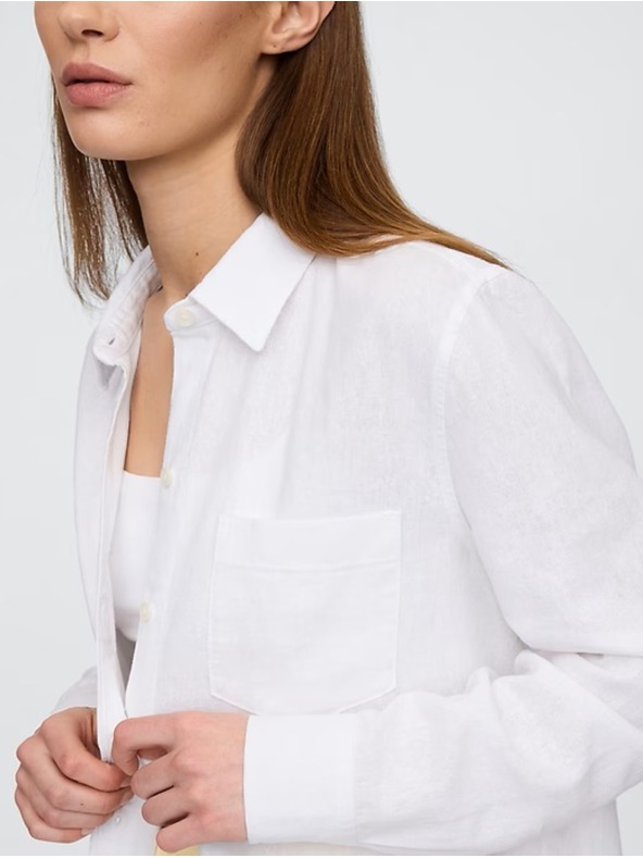 GAP Oversize lanena srajca Easy Shirt GAP