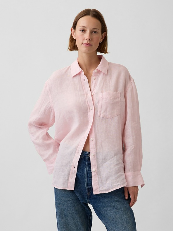 GAP Lanena oversize srajca GAP